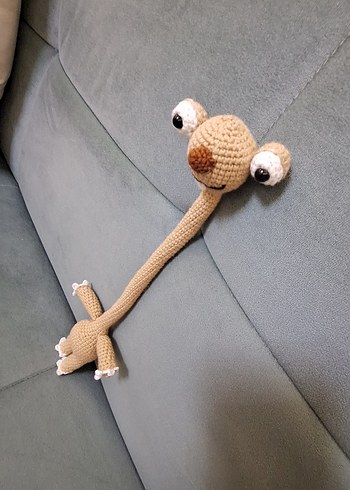 buz devri amigrumi çanta aksesuarı için Sid el örgüsü - Görsel 5