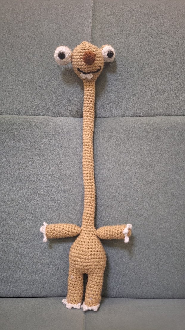 buz devri amigrumi çanta aksesuarı için Sid el örgüsü - Görsel 4