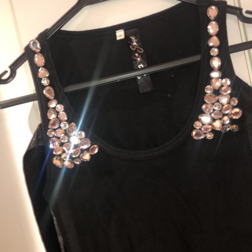 Çok şık taş detaylı atlet - Görsel 2