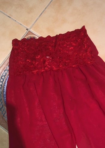 Çok şık şifon pijama takımı - Görsel 2