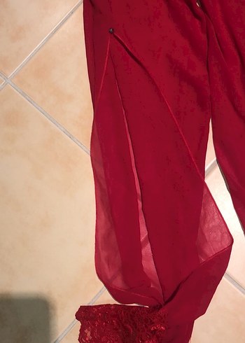 Çok şık şifon pijama takımı - Görsel 5