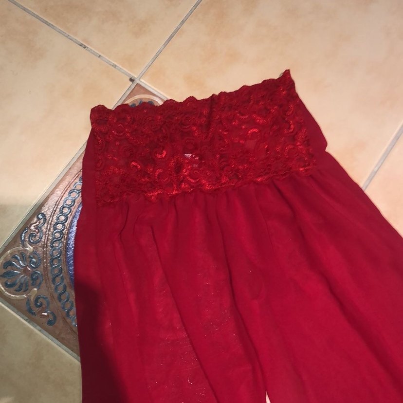 Çok şık şifon pijama takımı - Görsel 2