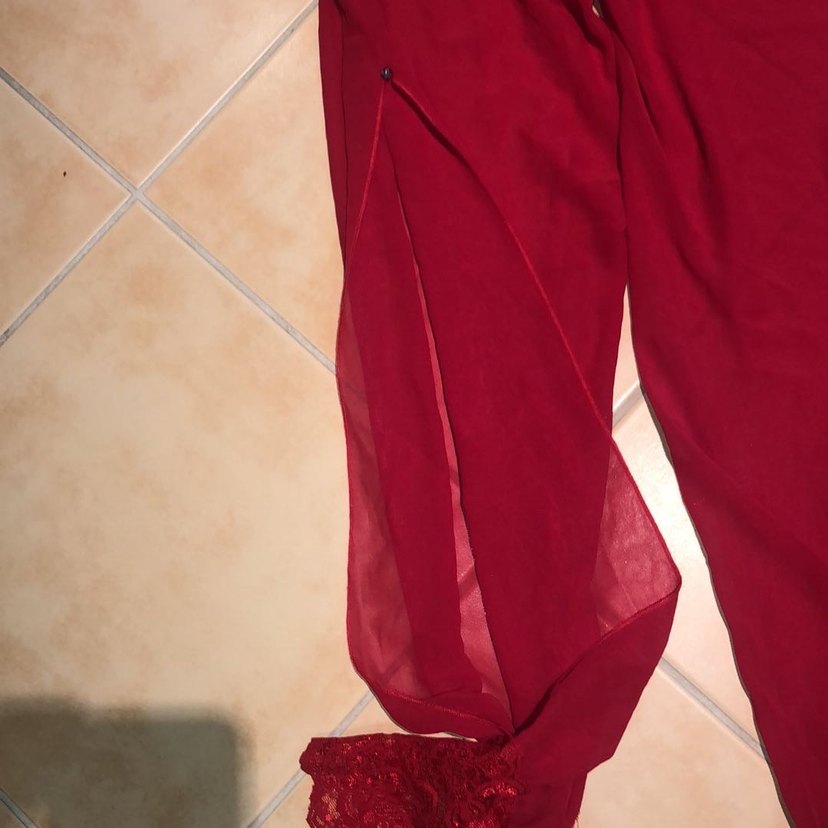 Çok şık şifon pijama takımı - Görsel 5