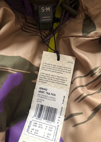 Çok şık adidas stella yağmurluk - Görsel 6