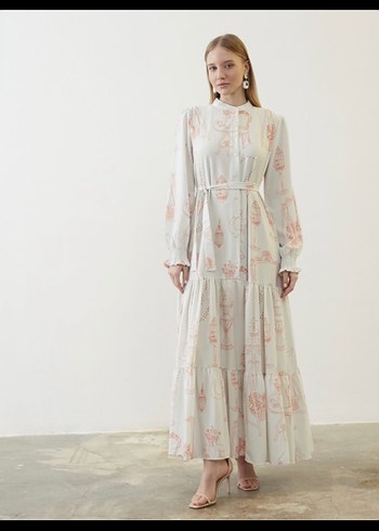 Merwish 42 44 beden uyumlu elbise - Görsel 4