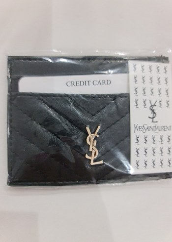 Yves Saint Laurent Ysl Siyah Kapitone Kartlik