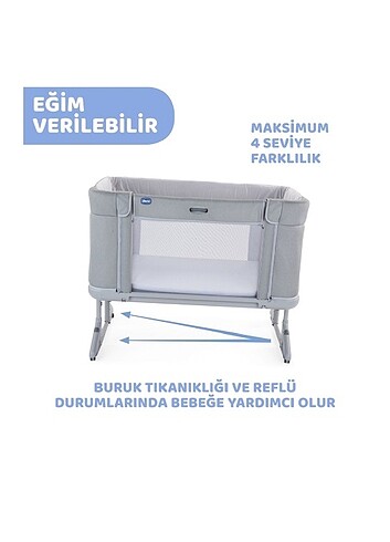Chicco Next2me Forever Anne yanı beşik - Görsel 12