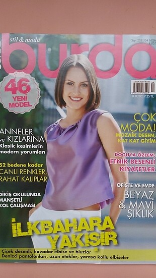 Burda dikiş dergisi