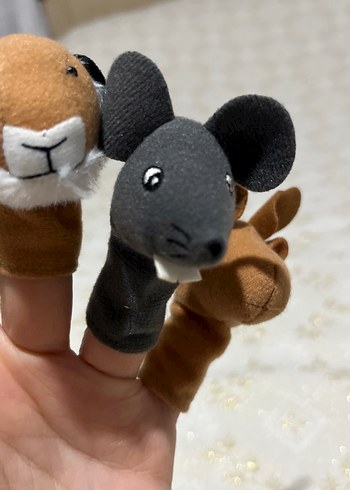 Renkli Parmak Kuklaları Seti 12 adet - Görsel 4