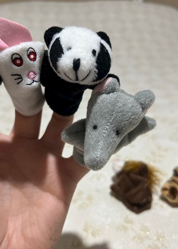 Renkli Parmak Kuklaları Seti 12 adet - Görsel 8