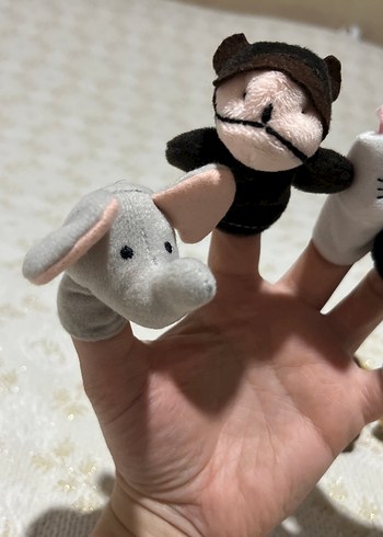 Renkli Parmak Kuklaları Seti 12 adet - Görsel 7