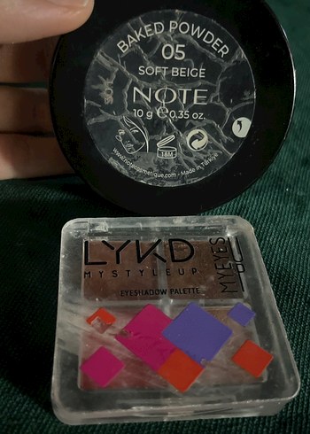 LYKD Siyah Göz Farı Paleti ve not pudra - Görsel 5