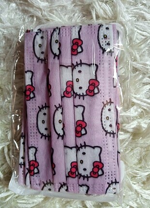 m Beden Hello Kitty Telli 3 Katlı Cerrahi Maske