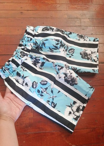 Emporio Armani Mavi Çocuk Plaj Şortu - Görsel 4