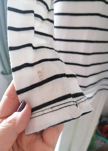 Kız Çocuk Çizgili Uzun Kollu Tişört - Görsel 4