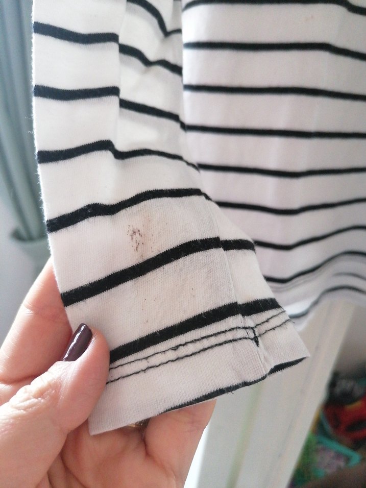 Kız Çocuk Çizgili Uzun Kollu Tişört - Görsel 4