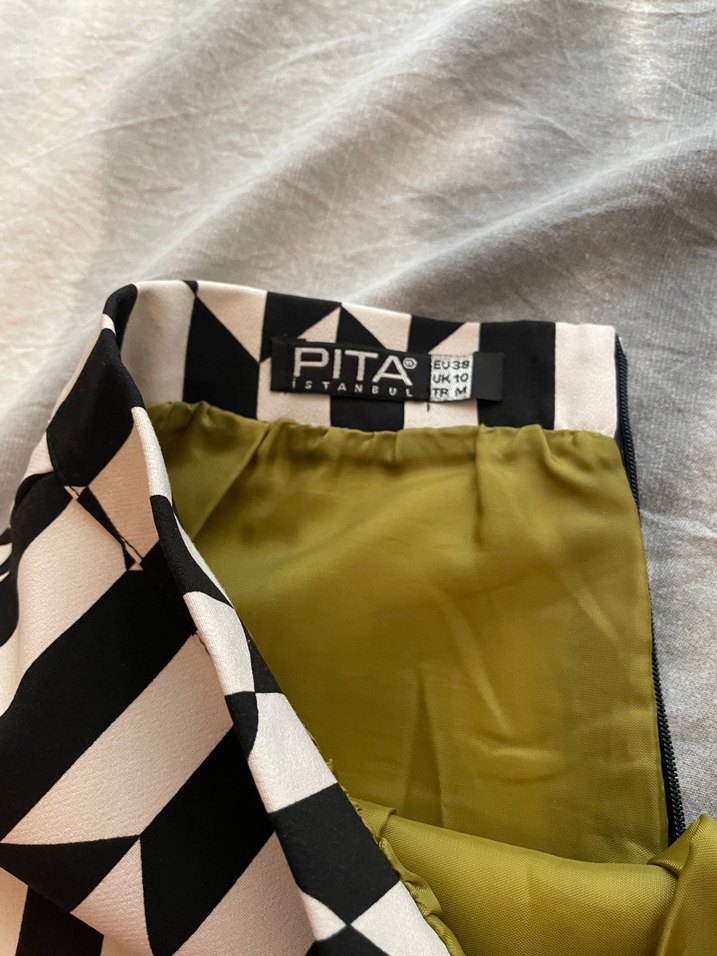 Kadın Çok Renkli Pilili Uzun Etek - Görsel 2