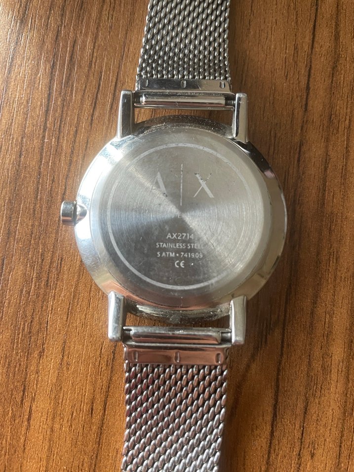 A|X Siyah Modern Erkek Kol Saati - Görsel 4