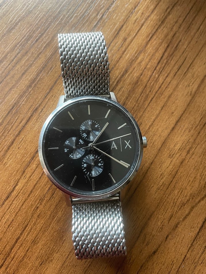 A|X Siyah Modern Erkek Kol Saati - Görsel 2