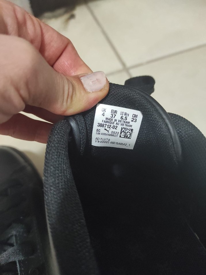 Kadın Siyah Yılan Desenli Platform Spor Ayakkabı - Görsel 4