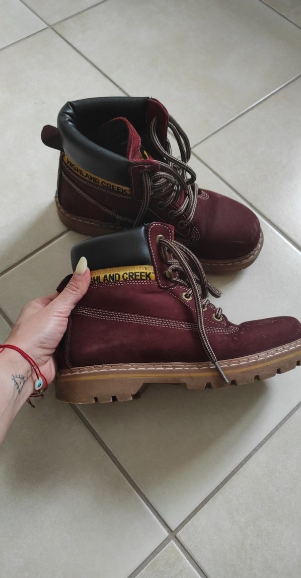 Bordo Süet Kadın Stiletto Topuklu Bot - Görsel 3