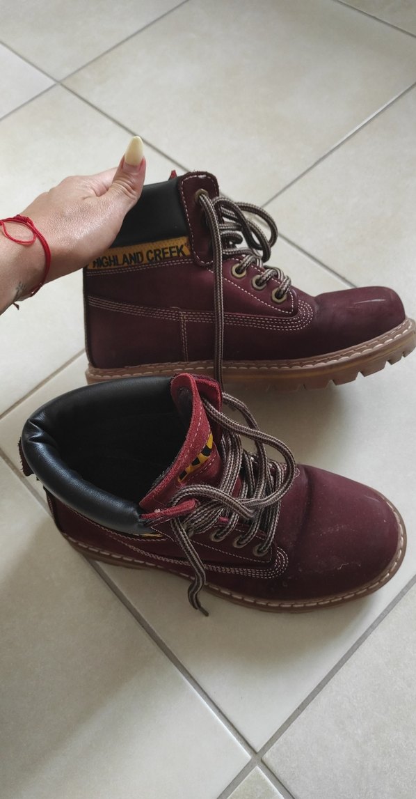 Bordo Süet Kadın Stiletto Topuklu Bot - Görsel 5