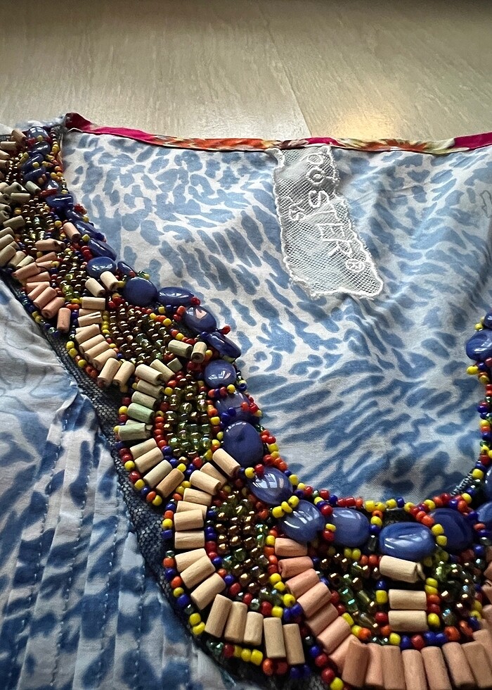 Deniz elbisesi mayo üstü pareo - Görsel 2