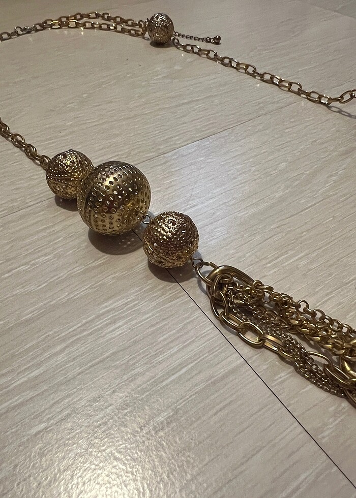 Uzun kolye çok sıralı - Görsel 3