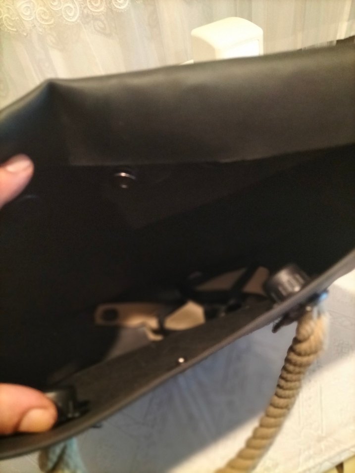 Siyah Deri Kadın  Çantası - Görsel 3