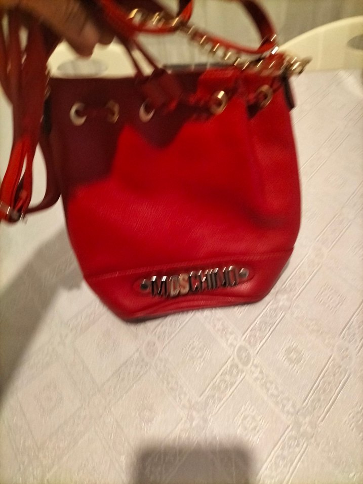 kırmızı spor çanta - Görsel 3