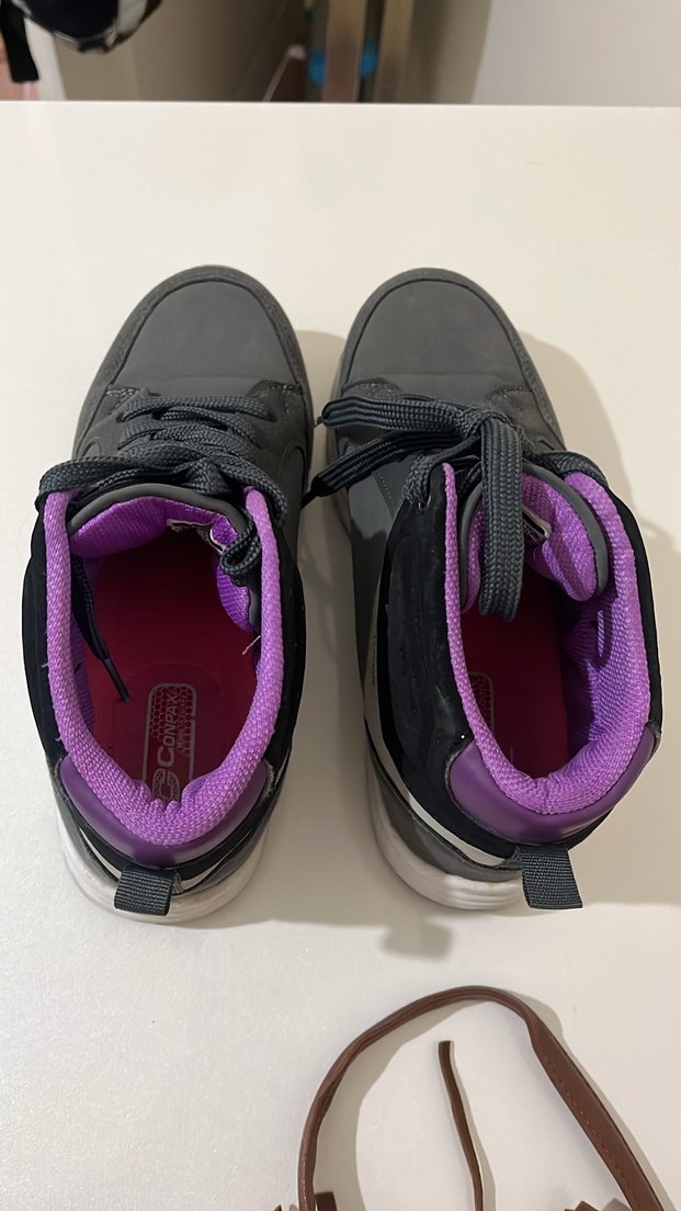Mor Detaylı Kadın Spor Ayakkabı - Görsel 3