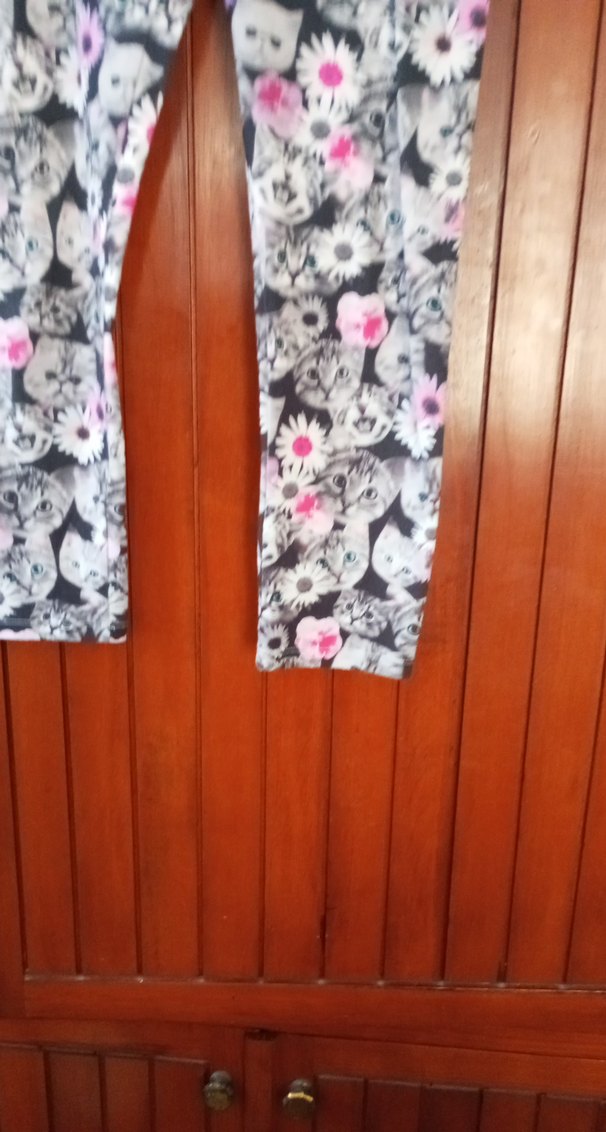 Desenli Kız Tayt Gri - Görsel 4