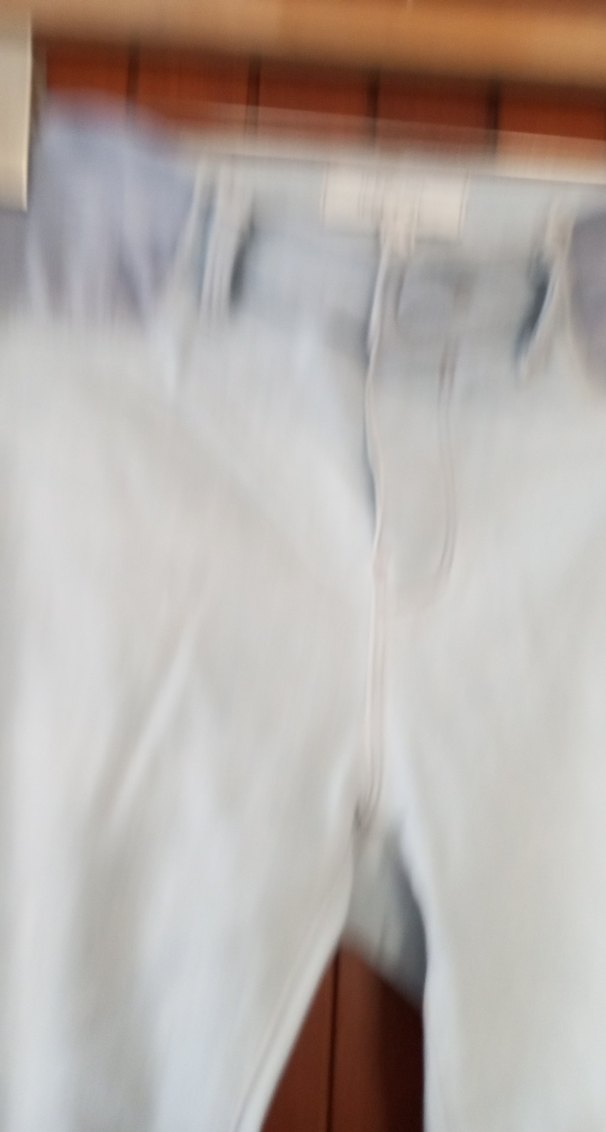 buz mavisi Kemerli Hamile Kot Pantolon - Görsel 2