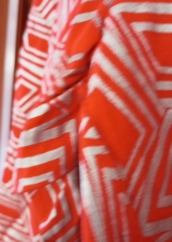 Kız Çocuk Kırmızı Desenli Dar Kesim Tayt - Görsel 5