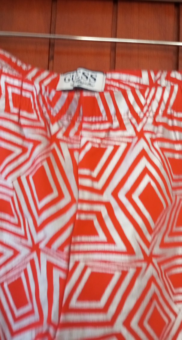 Kız Çocuk Kırmızı Desenli Dar Kesim Tayt - Görsel 3