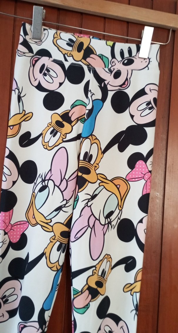 Kız Çocuk Baskılı Pop Kültür Tayt - Görsel 3