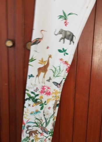 Desenli Kız çocuk tayt - Görsel 2