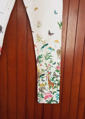 Desenli Kız çocuk tayt - Görsel 5