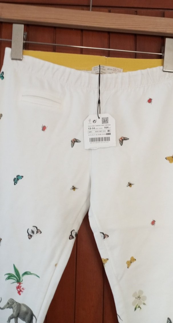 Desenli Kız çocuk tayt - Görsel 3