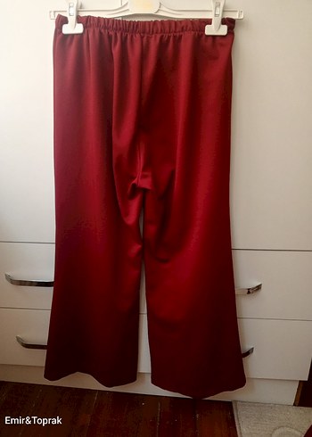 Bordo Uzun Kollu Salaş ikili takım - Görsel 3