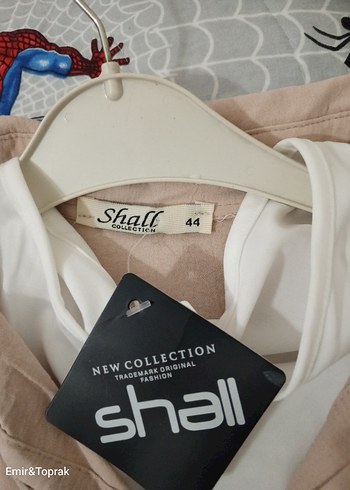 Bej Düğmeli Kadın  Gömlek - Görsel 2