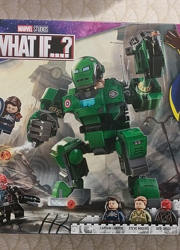 Lego 76201 Captain Carter & Hydra Stomper açılmamış kutusunda