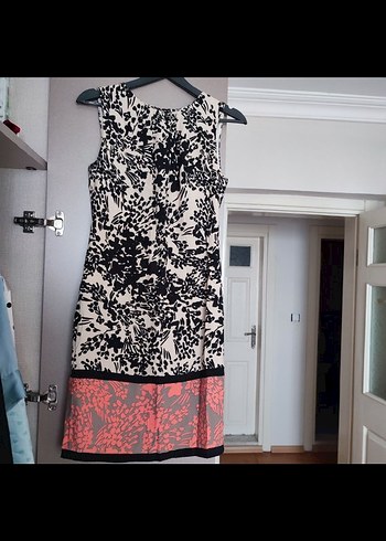 Desenli Kadın Elbise - Görsel 2