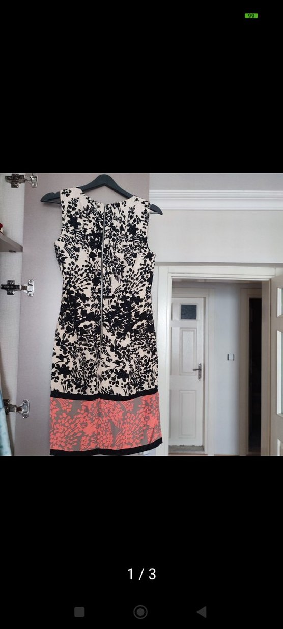 Desenli Kadın Elbise - Görsel 3