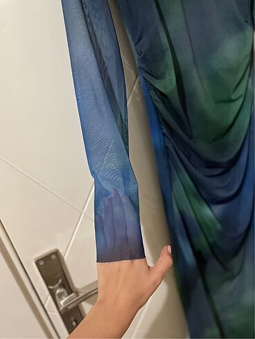 s Beden mavi Renk Bershka Elbise