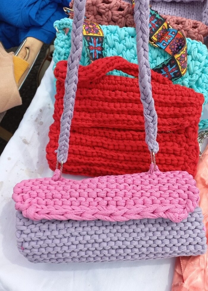 Örgü çanta  - Görsel 2