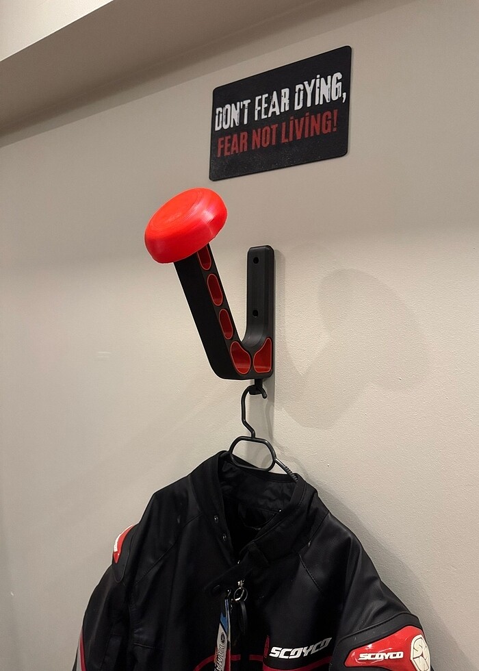 Kask ve ceket askısı - Görsel 2