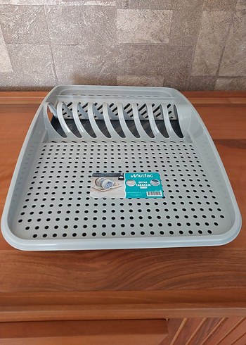 Beden gri Renk Gri Plastik Bulaşık Kurutma Rafı