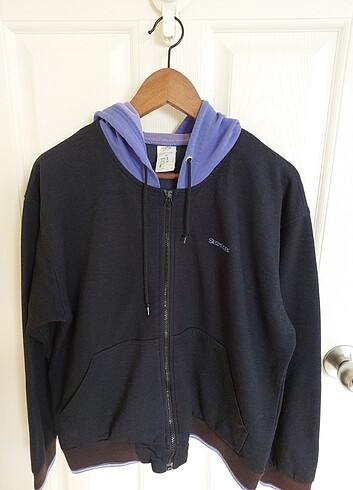 Slazenger fermuarlı kapşonlu SWEATSHIRT