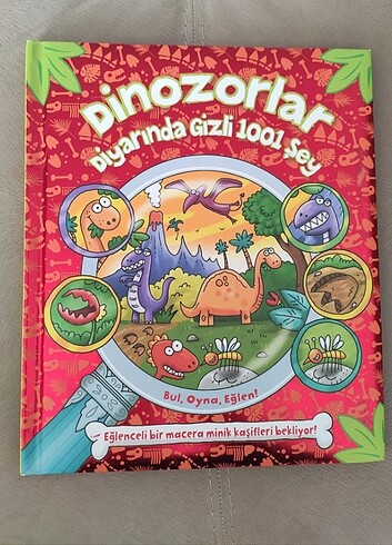 Pearson Dinazorlarla bulmacalı eğlenceli kitap